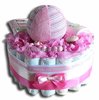 Ball Diaper Cake for Girls