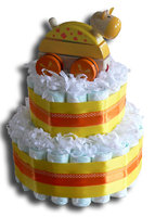 Nappy Cakes in Yellow