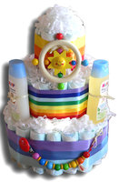Colourful Diaper Cakes