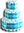 Do It Yourself Turquoise Diaper Cake