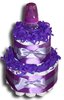 DM Diaper Cake Purple