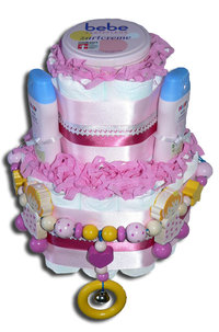 Princesses Round Dance Diaper Cake