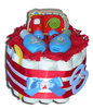 Fire Brigade Mini Diaper Cake