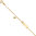 Schildband Herz 585 Gold Gelbgold 14 cm Gravur ID Armband Federring