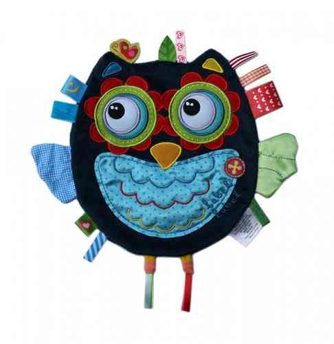 Label Label Friend owl blue