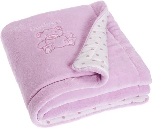 Baby Blanket Pink Bear Playshoes