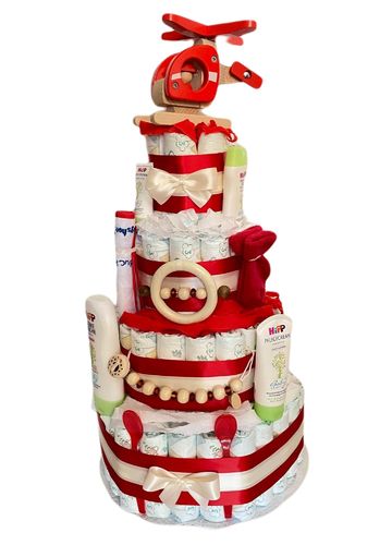 XXL helicopter / helicopter diaper cake